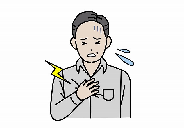 胸と背中が痛い（右側・左側・真ん中）